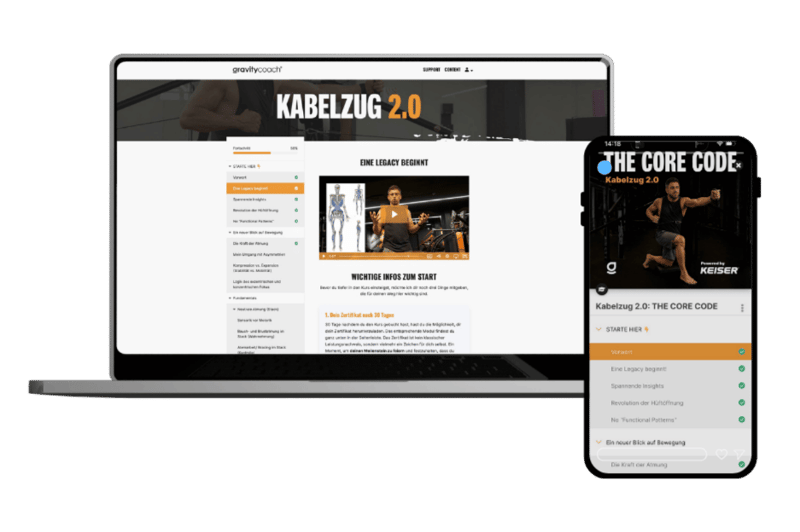 Kabelzug 2.0, The Core Code, gravitycoach